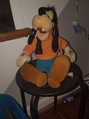 Vintage Disneyland W/Tag Walt Disney World Goofy Plush 14" Tall